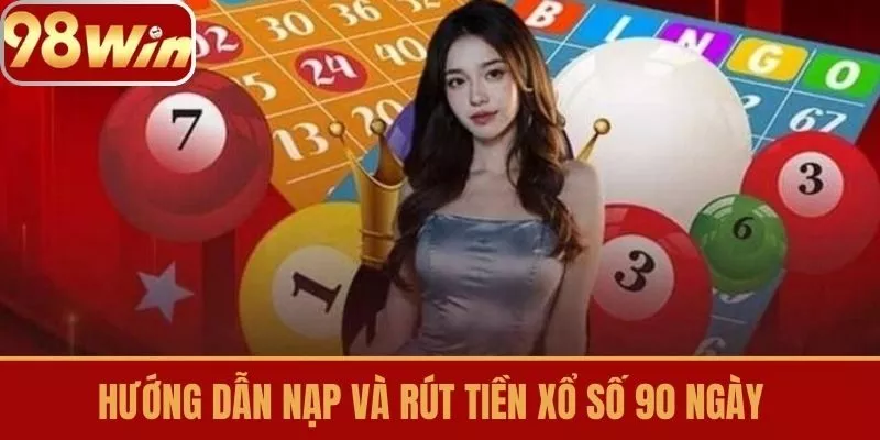 Hướng dẫn nạp và rút tiền Xổ số 90 ngày